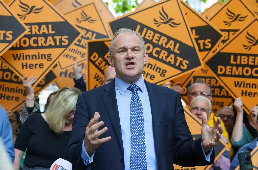 Ed Davey. Credit: Geoff Caddick/Getty