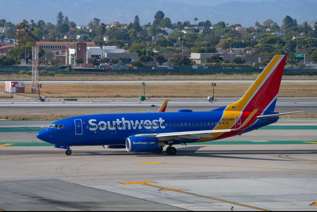 Residents got a shock from the Southwest plane. Credit: AaronP/Bauer-Griffin/Getty