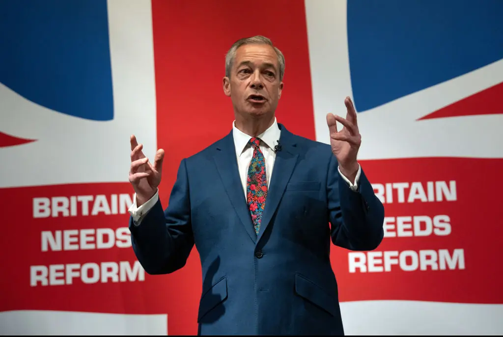 Nigel Farage. Credit: Carl Court/Getty