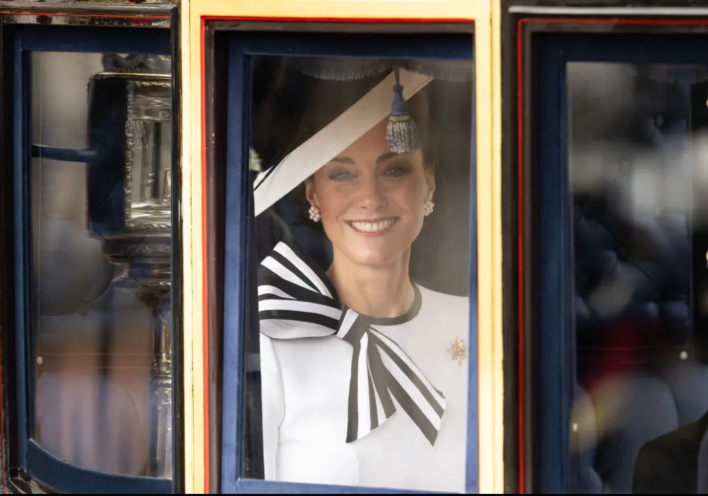 Princess Catherine looked radiant as she appeared at Saturday's Trooping of the Colour. Credit: Samir Hussein  / Getty