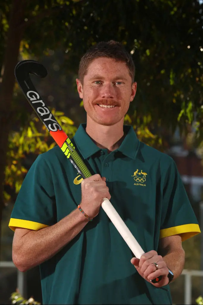 Matt Dawson secured his position in the Australian 2024 Paris Olympic Games Hockey Squad for Australia. Credit:  Scott Barbour/Getty 
