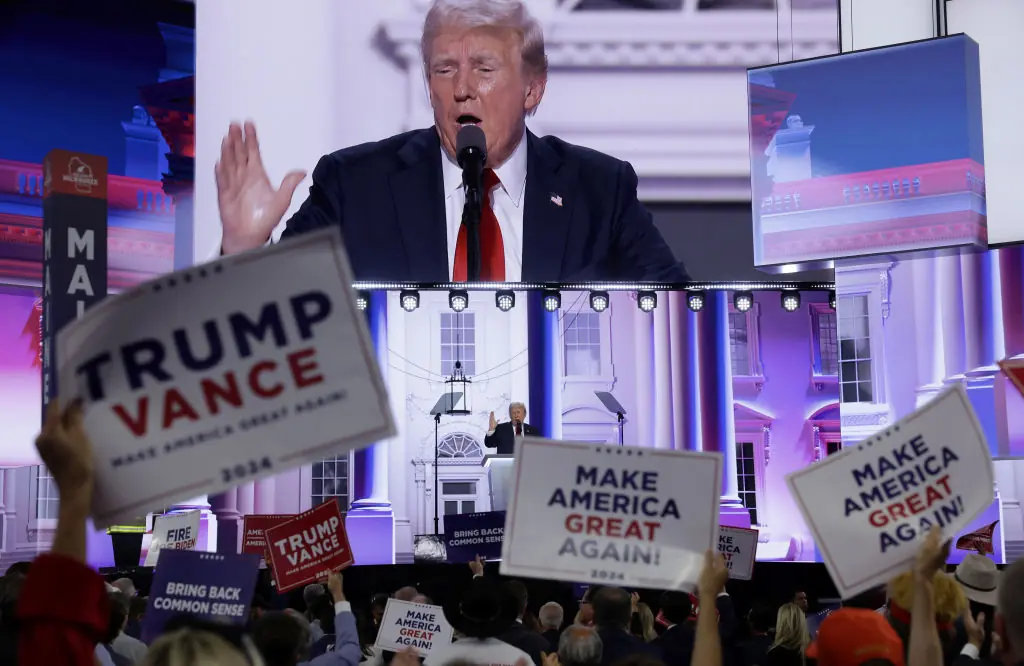 Trump and Vance will continue on their tour around the country this weekend. Credit: Alex Wong/Getty