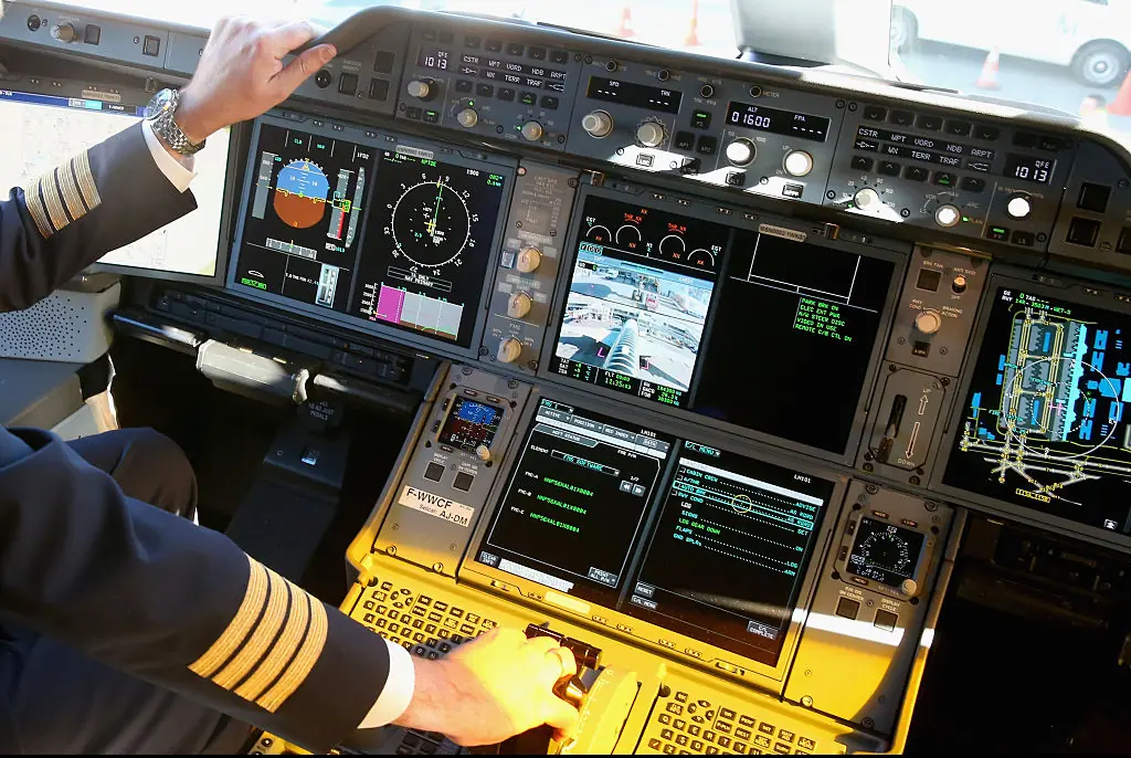 Despite what passengers believe, there is no monitor for upcoming turbulence. Credit:  Alexander Hassenstein/Getty Images