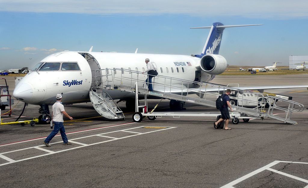 Weston was on a SkyWest flight with her family when she suffered a medical emergency. Credit: Robert Alexander / Getty