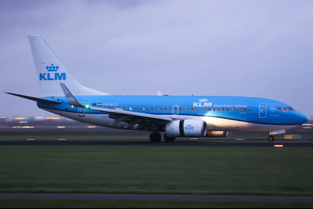 KLM. Credit: NurPhoto / Getty