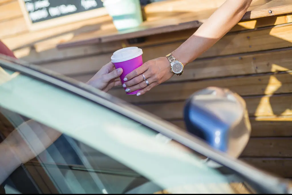 The pair got into an argument over a drive-thru coffee. Credit: tomazl/Getty Images