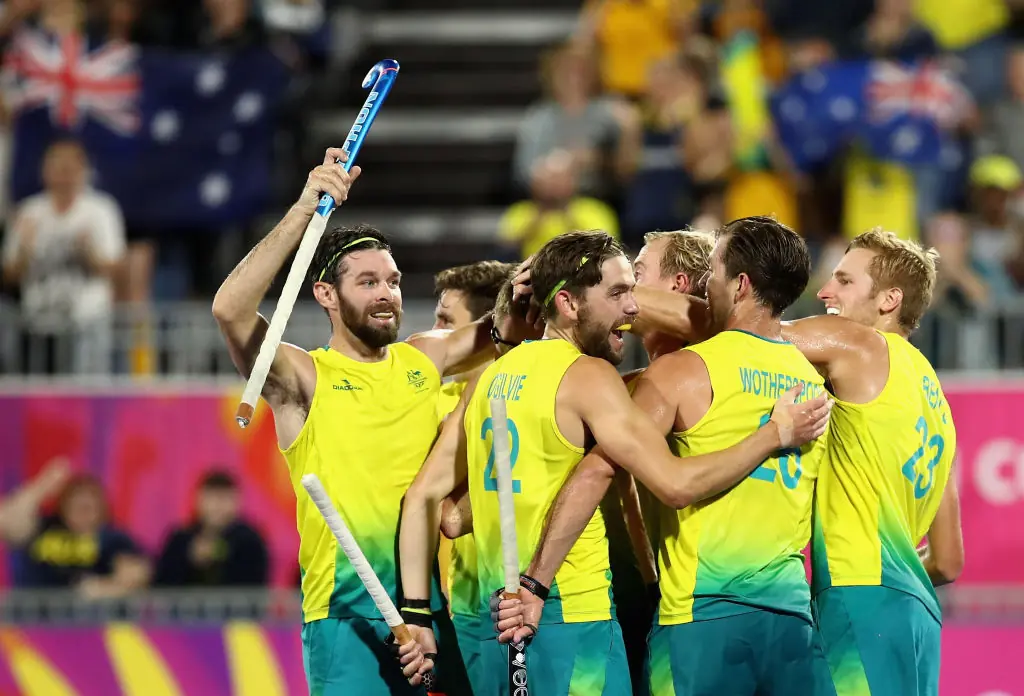 The Australian Field Hockey Squad came second at the last Olympic Games. Credit:  Scott Barbour/Getty 