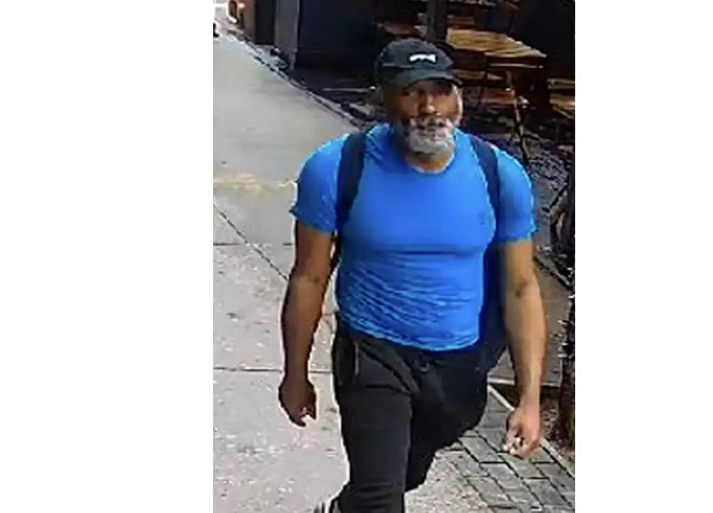 Police released this image of a man watched in connection to the assault. Credit: DCPI