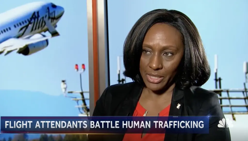 Sheila Federick revealed how she was able to get the girl away for a moment. Credit: NBC News