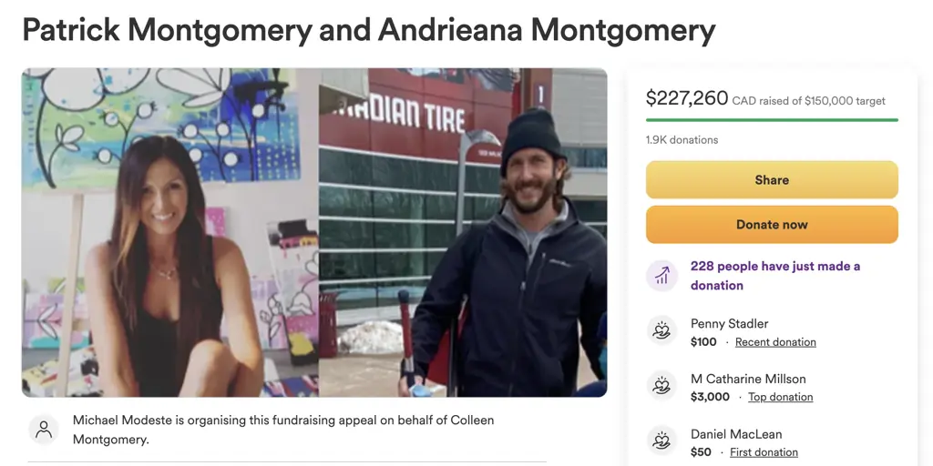 Nearly 2,000 donations have been made. Credit: GoFundMe