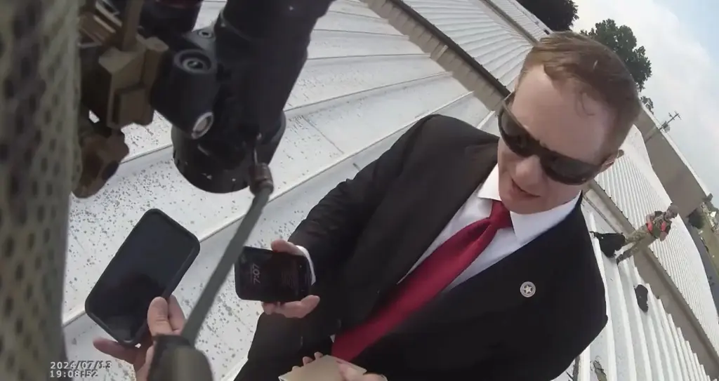 Secret Service agents were aware of Crooks' presence. Credit: Beaver County Emergency Services Unit