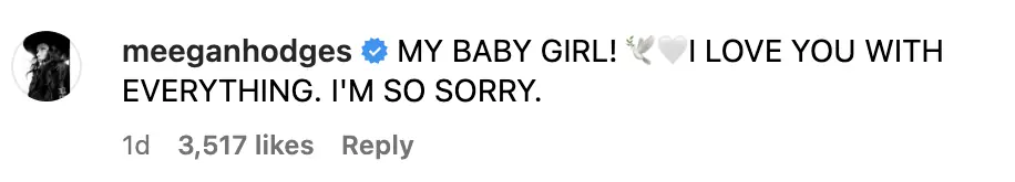 Lucy-Bleu Knight’s mom shared a heartbreaking response on her final Instagram post. Credit: Instagram