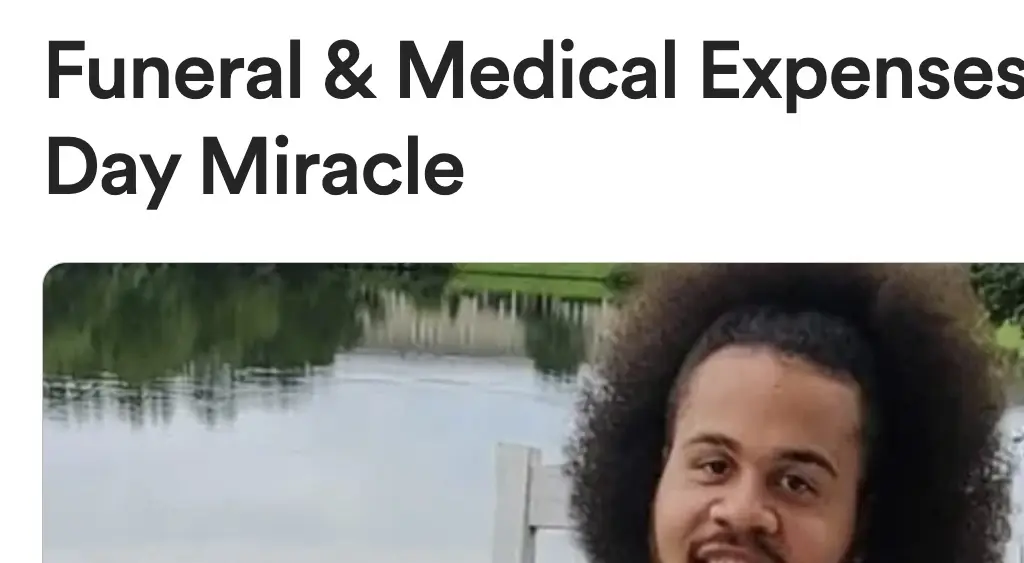 The family has launched a GoFundMe to help cover funeral costs. Credit: GoFundMe