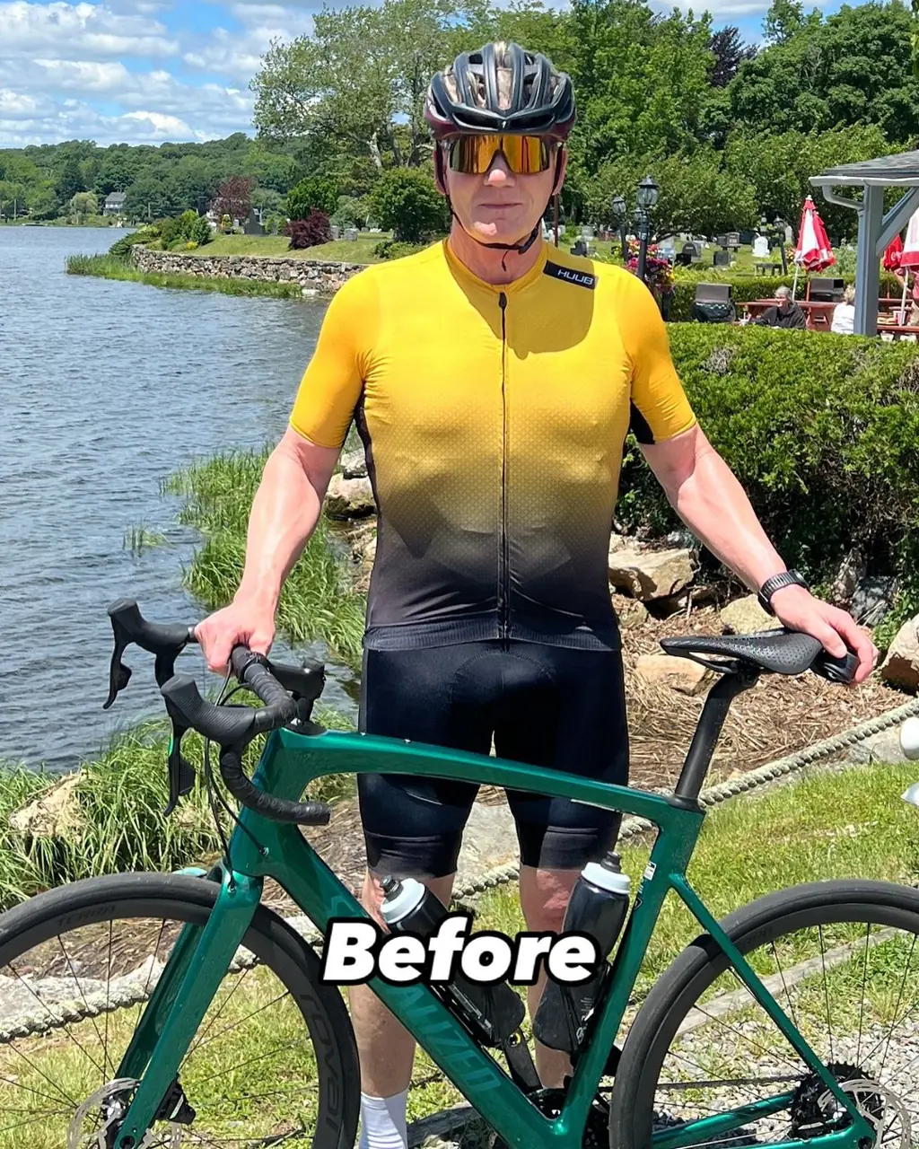 Gordon is an experienced rider but his helmet still saved him. Credit: Gordon Ramsay/Instagram