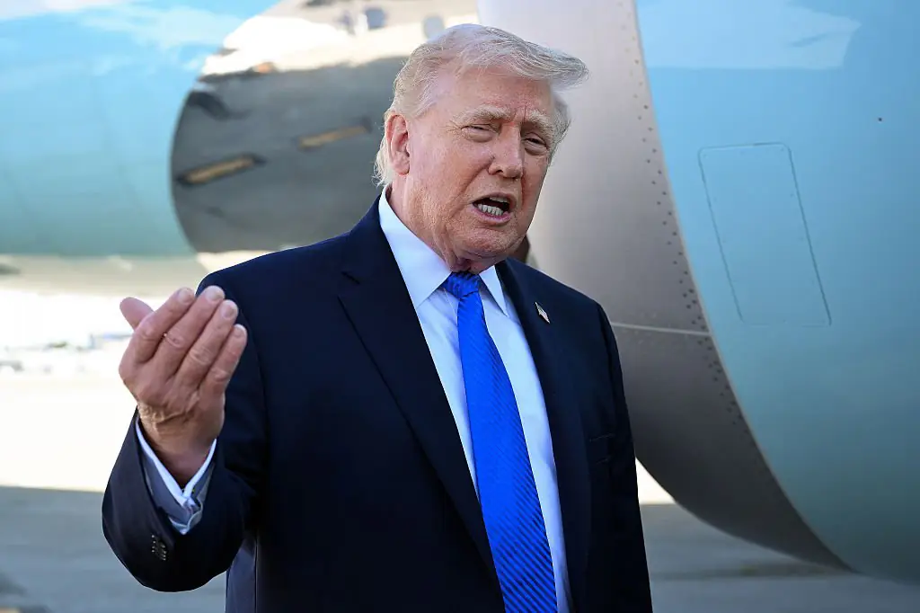 Donald Trump opened u p on a 