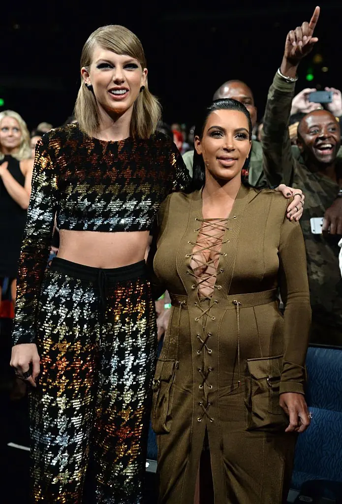 Taylor Swift and Kim Kardashian have had a rollercoaster of a feud over the past few years. Credit: Kevin Mazur/MTV1415/WireImage/Getty