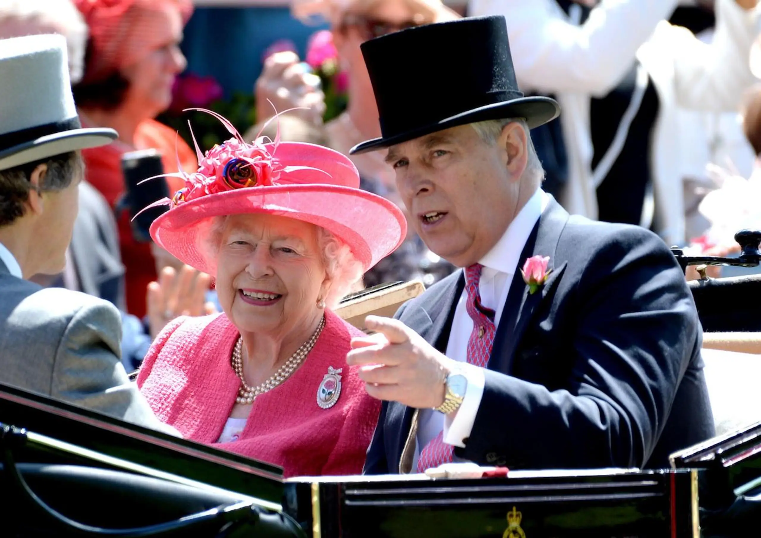 The Queen and Prince Andrew