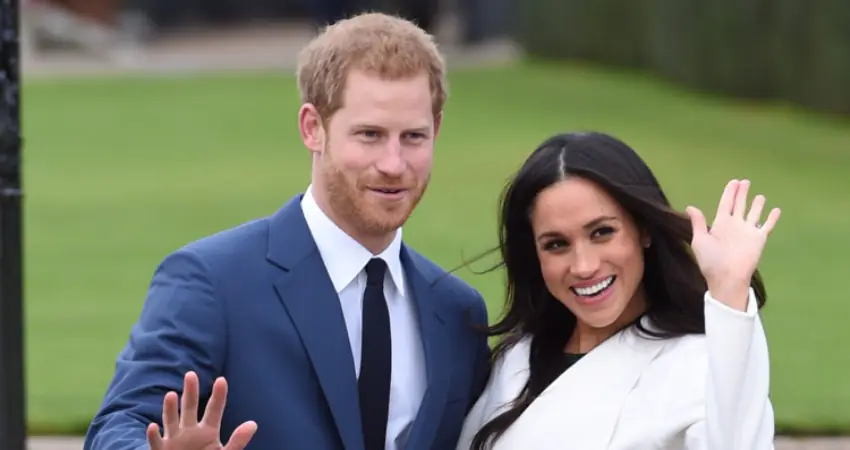 Video shows the first glimpse of Meghan Markle's dazzling engagement ring