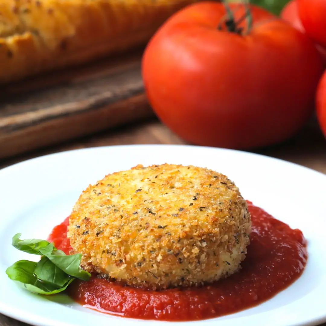 Fried Mozzarella Pizza Bombs