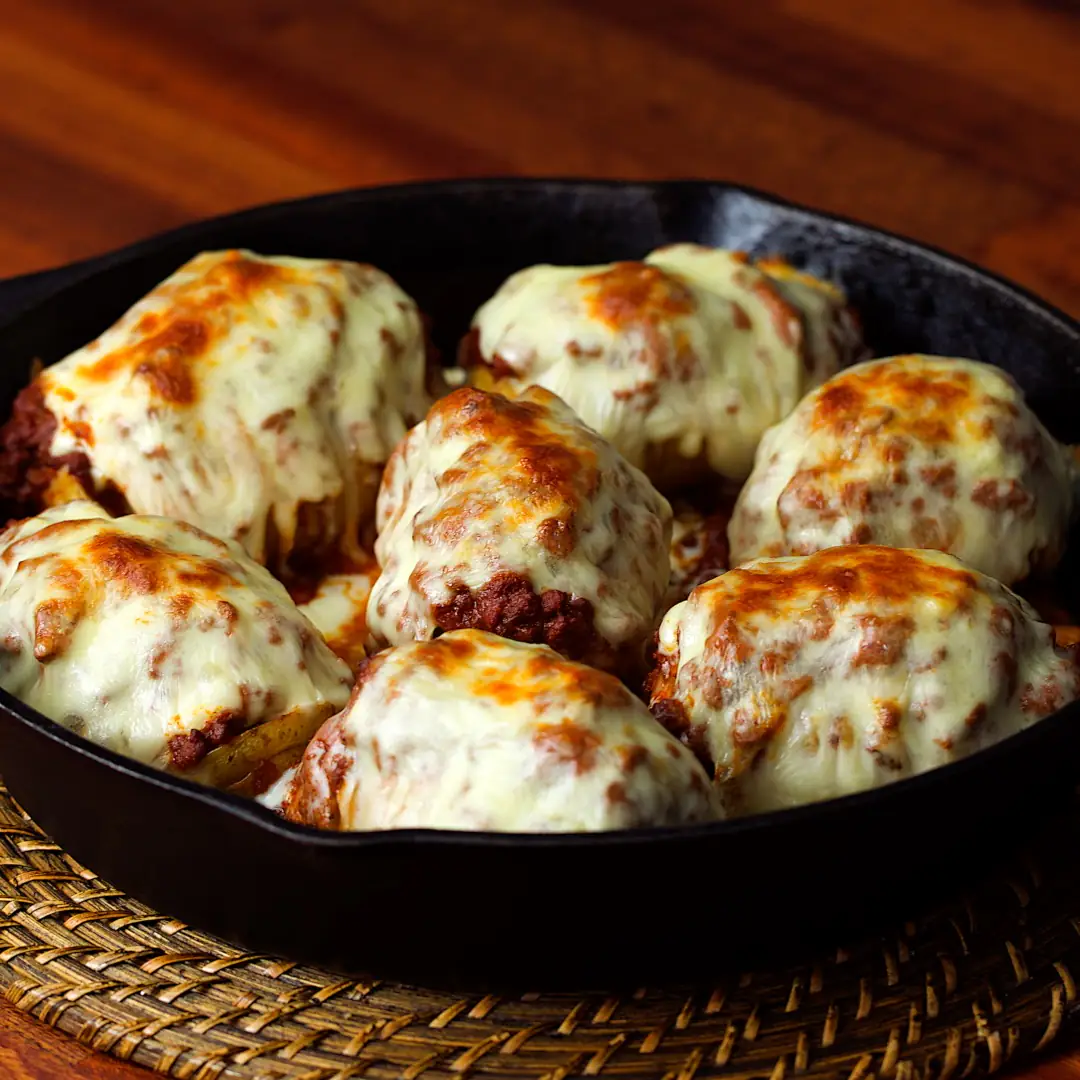 Hasselback Lasagna Potatoes