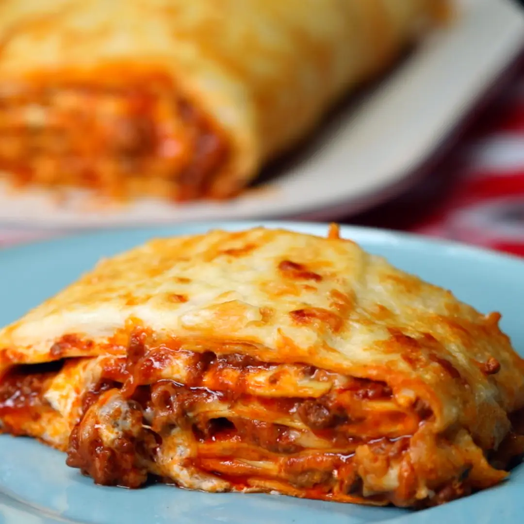 Giant Lasagna Burrito