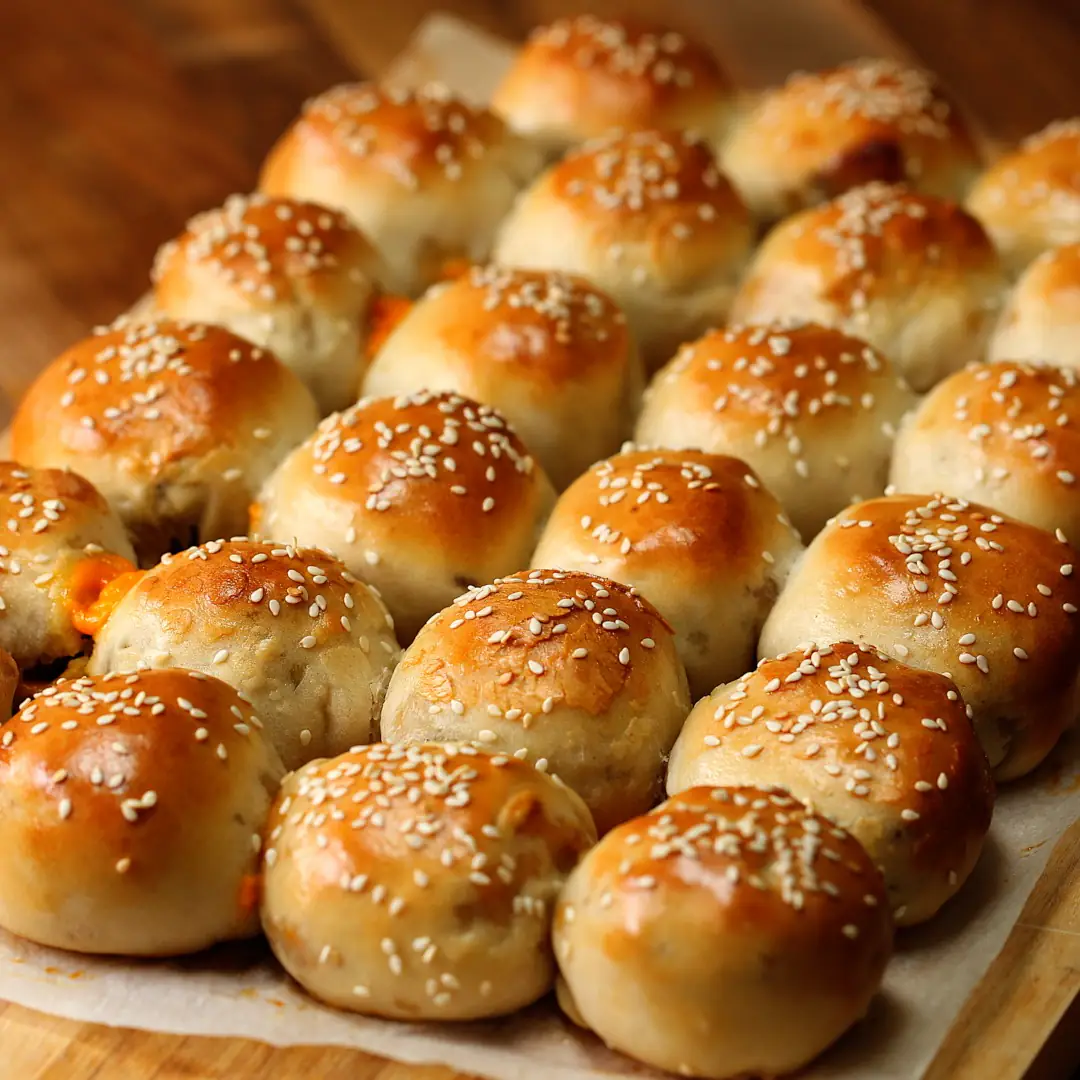 Mini Cheeseburger Dough Balls