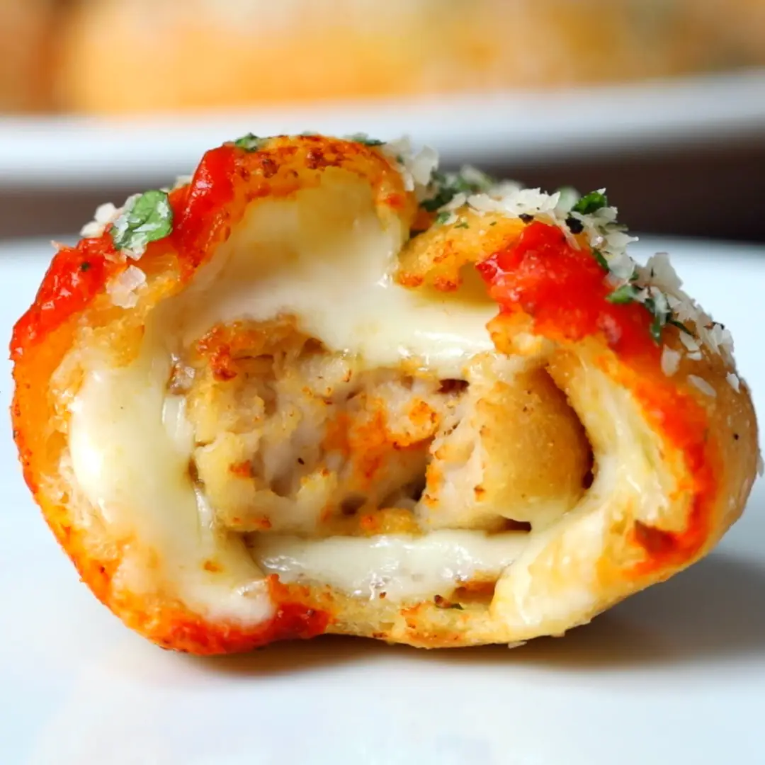 Mini Chicken Parmesan Calzones