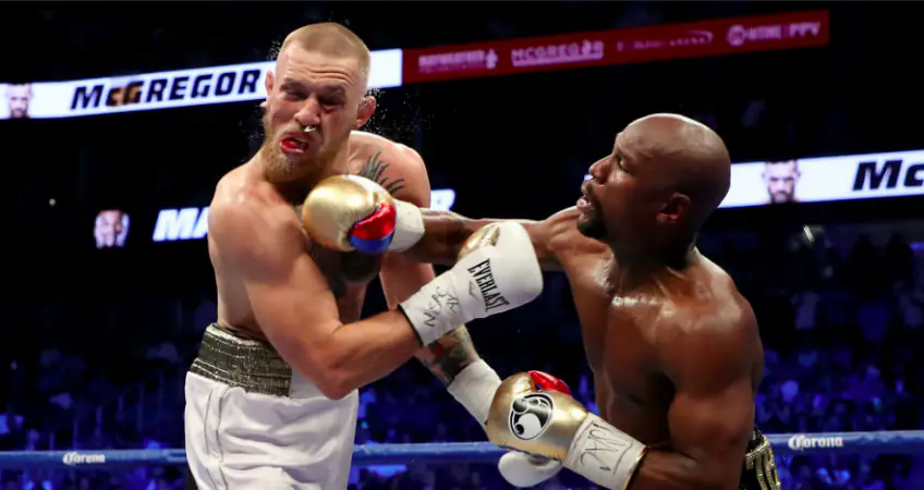 Conor McGregor has challenged Floyd Mayweather to a rematch