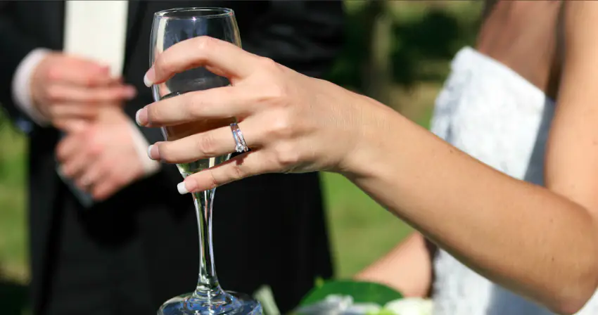 This couple accidentally revealed way more than they meant to in their engagement photo