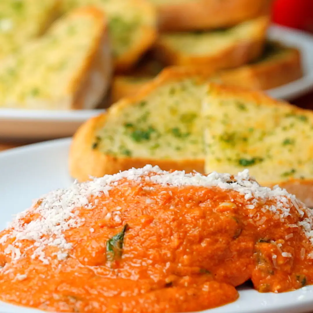 Tomato Marscapone Skillet Chicken Parm