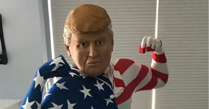 Donald Trump Jr. dressed up as his dad for Halloween and it looks absurd