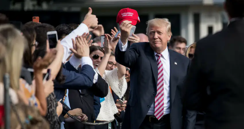 Trump releases MAGA Christmas themed hats and they are crazily expensive