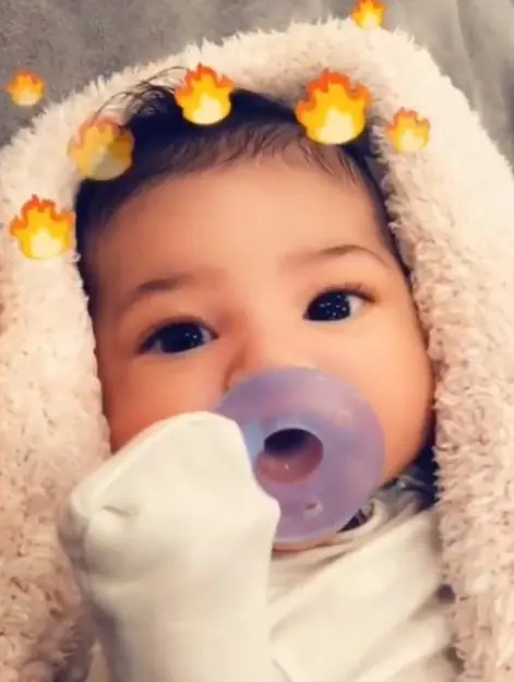 stormi webster first picture