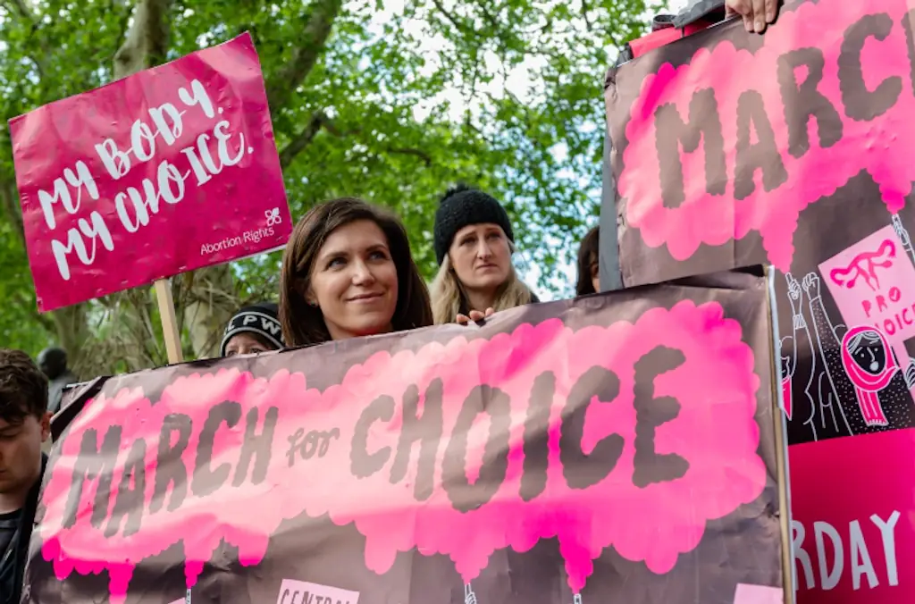 Pro-choice protestors.