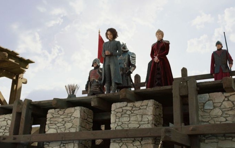 Missandei at the gallows.