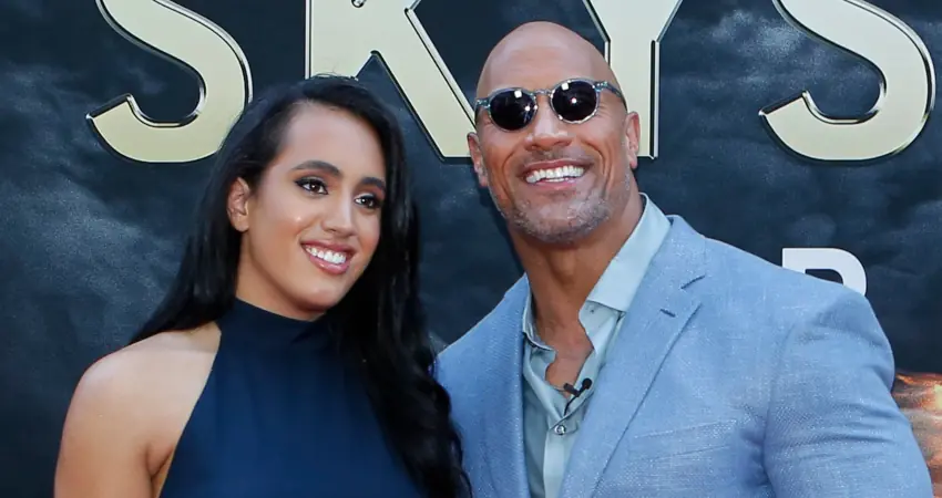 'The Rock' was every proud dad at his daughter's graduation and the photos are brilliant