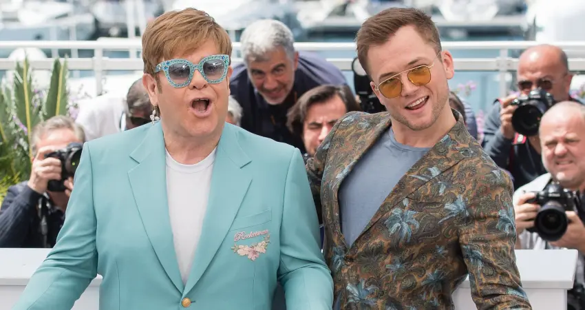 Elton John hits back at 'bulls**t' criticism of casting straight Taron Egerton in 'Rocketman'