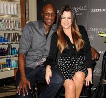 Lamar Odom and Khloe Kardashian