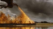 game of thrones dragon attack