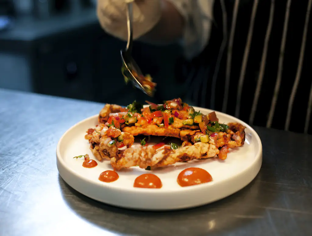 Kahani restaurant review, London: soft shell crab