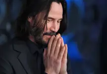 LONDON, ENGLAND - MAY 03: Keanu Reeves attends the 
