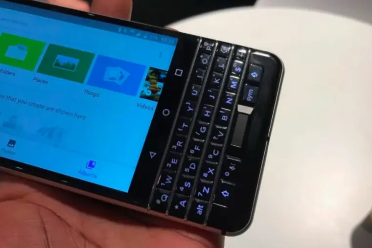 The Blackberry KeyOne phone.