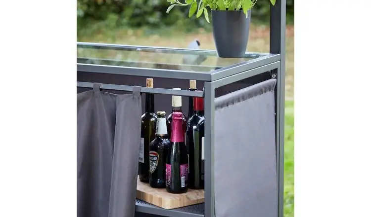 Argos gazebo built-in bar