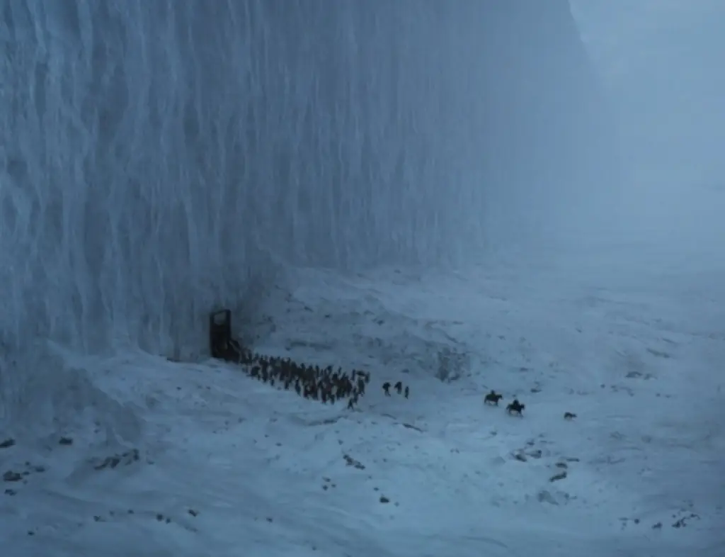 The last scene of Game of Thrones.
