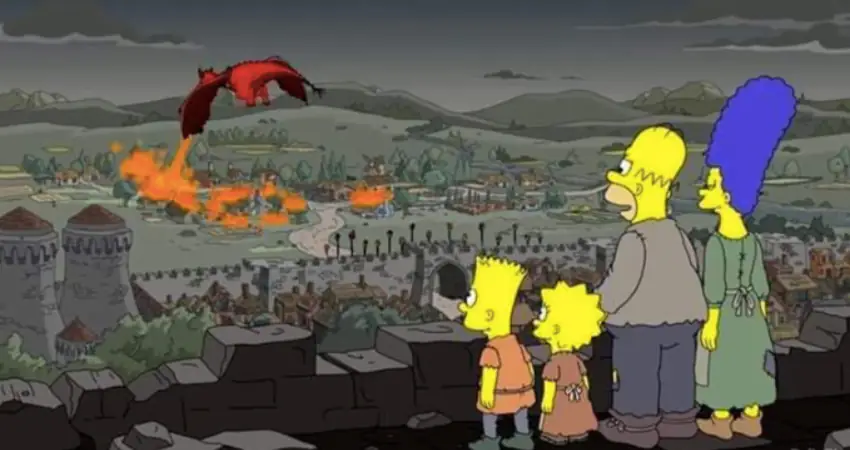 'The Simpsons' predicted the Battle of King's Landing in 'Game of Thrones' two years ago