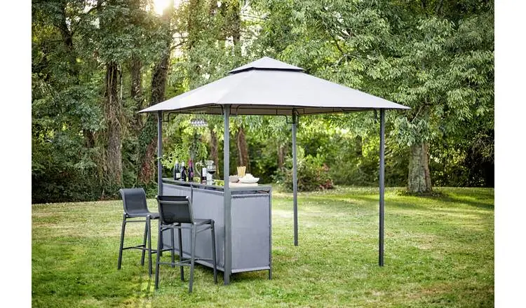 Argos gazebo built-in bar