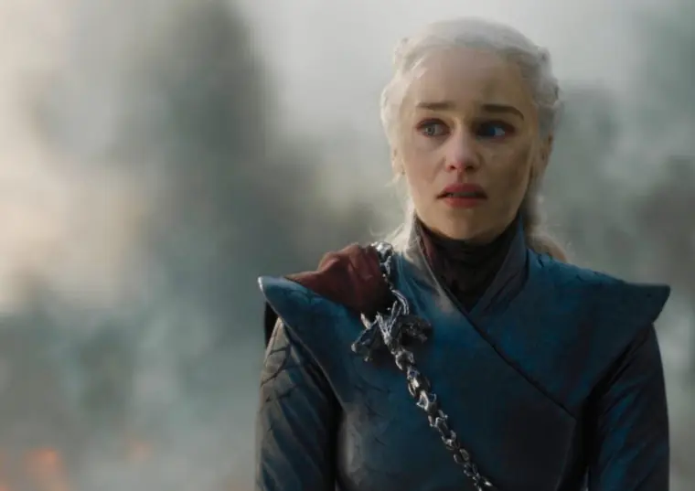 Daenerys looking concerned. 