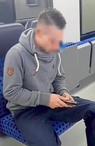 A still from the porn video filmed by Teresa W