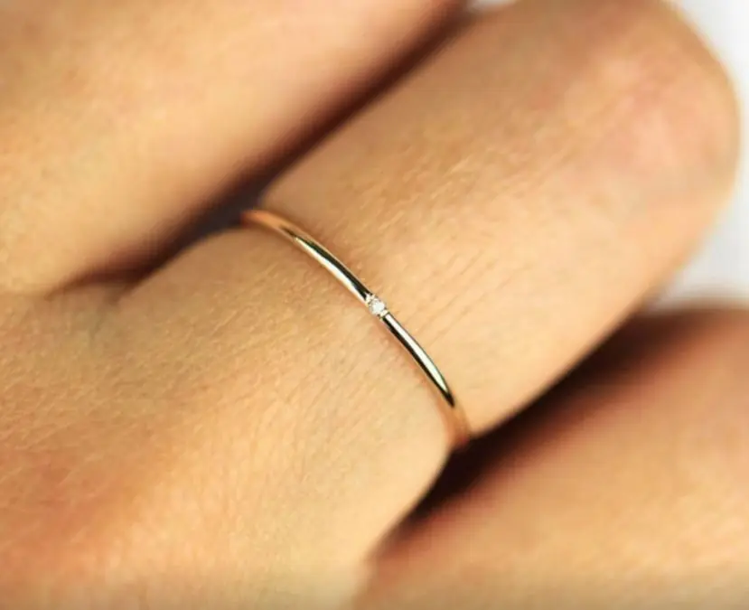 tiny wedding band