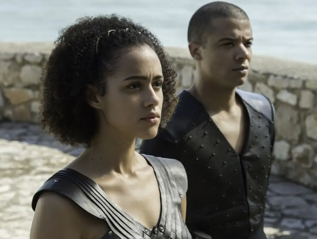 Missandei and Grey Worm. 